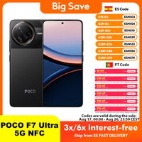 telefono inteligente poco f7 ultra 5g nfc 12gb256gb version global procesador snapdragon 8 elite camara de 50 mp con ois pantalla amoled de 667 pulgadas