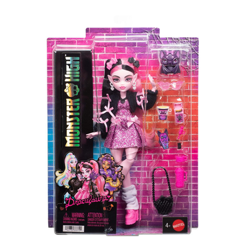 Mattel - Muñeca Monster High Draculaura Con Accesorios. 12x8x8 cm (JHK29)