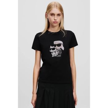 Karl Lagerfeld Tops y Camisetas A1w17131 Ikon Rs Duo Tshirt para mujer