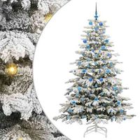arbol de navidad artificial con ramas articuladas 210 cm vidaxl