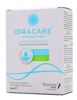 idracare gel hidratante vaginal 8 canulas