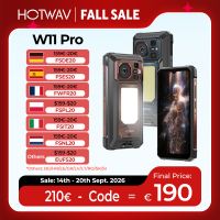 hotwav 2026 nuevo w11 pro telefono movil resistente con bateria de 20800 mah procesador de ocho nucleos pantalla fhd de 66 pulgadas y 120 hz carga rapida de 33 w 6 gb de ram 256 gb de rom luz
