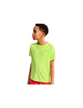 Camiseta Nike Df Miler Ss Infantil Amarillo