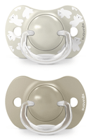 suavinex wildfree chupete tetina fisiologica silicona sx pro beige 6-18m 2 uds