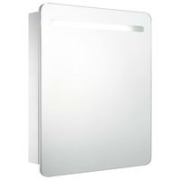 mueble de bano  armario de bano con espejo led 68x9x80 cm