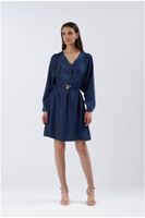 vestido de tencel denim indaco xl