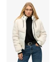 superdry para mujer w5011758a chaqueta everest hybrid blanco roto xl casual poliester