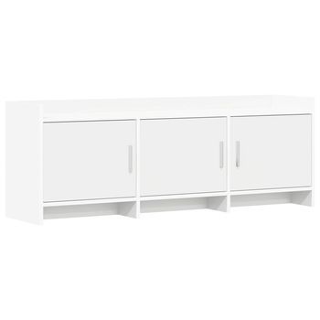 Mueble De Tv 130 X 33 X 47 Cm Blanco Madera De Ingeniería Vidaxl