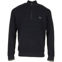 fred perry jersey waffle stitch half zip jumper para hombre
