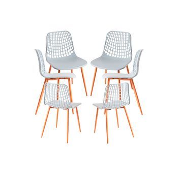 Pack 6 Sillas Riva - Gris