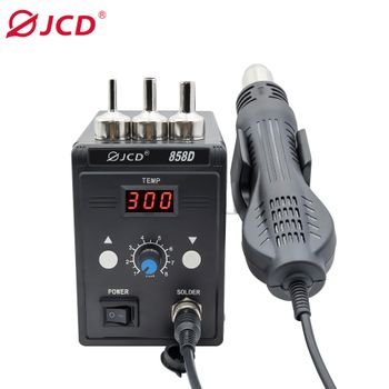 Pistola de aire caliente JCD 858D 700W Estación de soldadura de retrabajo BGA Estación de pistola de aire de calor de soldadura 220V/110V para herramientas de reparación de soldadura SMD SMT