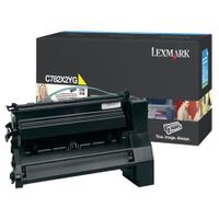 lexmark c782x2yg original yellow extra high yield toner cartridge