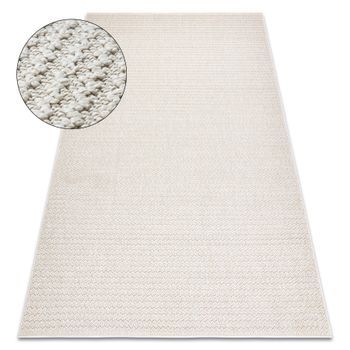 Alfombra Jersey 19236 Crema - Estructural, Lazo Boho 120x170 Cm