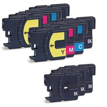 Compatible Multipack Brother MFC-J515W Printer Ink Cartridges (11 Pack) -LC985BK