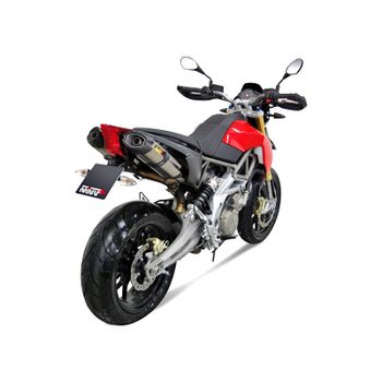 Silenciador de escape Aprilia Dorsoduro 750 MIVV Suono inox par