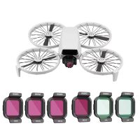 juego de filtros de lente de camara brdrc uv ajustable cpl nd8 nd16 nd32 nd64 para dron dji flip rc quadcopter