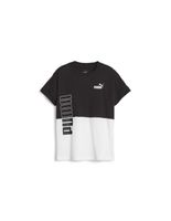 camiseta de puma power colorblock infantil