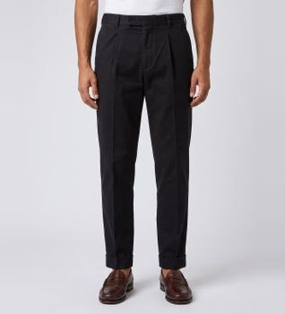 Berwich para hombre. cr0047x Pantalón Chiold marino (50), Casual, Algodón