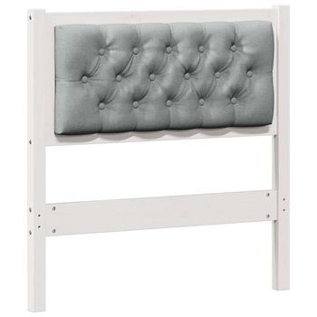 Cabecero，panel De Cabecero Otro Y Gris Claro 80 Cm Madera Maciza De Pino