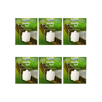 Moly Calcio Acondicionador de Agua para Tortugas y Galápagos – 6 Blíster – Rico en Vitaminas, Protege Caparazón y Mejora la Calidad del Agua