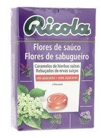 ricola caramelos sin azucar 50 gr flor sauco