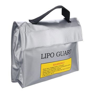 240X64X180mm Bolsa de seguridad a prueba de explosiones portátil para baterías Lipo a prueba de fuego