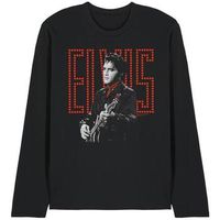 elvis presley camiseta manga larga guitarman para mujer