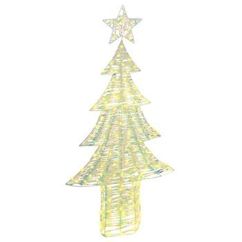 Árbol De Navidad 240 Led Cálido 181 Cm Pet Vidaxl
