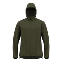 odlo x-alp waterproof  chaqueta para correr hombres - verde oscuro