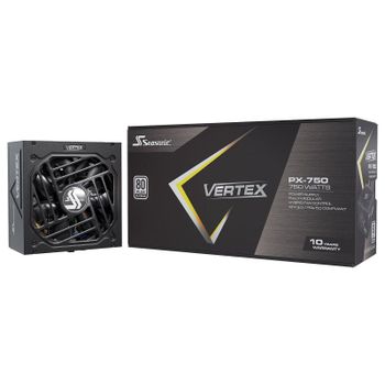 Fuente de Alimentación Seasonic 750W 80PLUS Platinum VERTEX PX-750 Modular ATX12V 3.0 Extras gestión cables