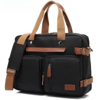 mochila convertible para ordenador portatil de 1517 pulgadas bandolera de nailon bolso portatil impermeable maletin de negocios mochila para estudiantes para hombres