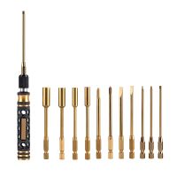 juego de 12 llaves hexagonales de 152253455 mm destornilladores hexagonales y de ranura con cabeza cruzada y tu