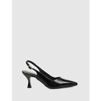 obvio zapatos de tacon salon destalonado obvio filip negro para mujer