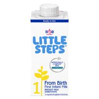 sma little steps first infant baby milk liquid from birth