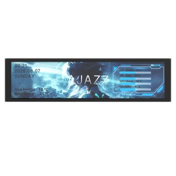 Chasis Ajazz NKP02 con Pantalla Inteligente de 9.16 Pulgadas, Pantalla Secundaria Inteligente, Pantalla LCD IPS de Alta Definición