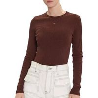 tommy hilfiger camiseta manga larga essentials para mujer