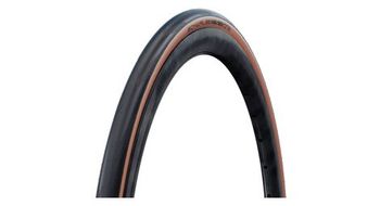 Cubierta de carretera schwalbe one 700 mm tubeless ready plegable race guard addix e bike e 25 laterales beige