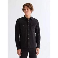 wrangler camisa manga larga 112378472-black para hombre