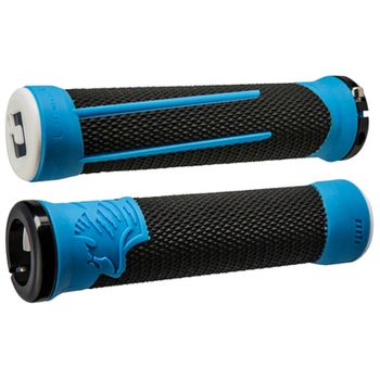ODI AG2 v2.1 MTB Lock on Grips - 135mm - Black/Blue
