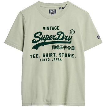 Superdry Camiseta T-shirt Classic Vintage Logo Graphic décontracté para mujer