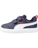 de puma puma courtflex v3 inf 310252-03 deportivas infantiles marino blanco rojo azul