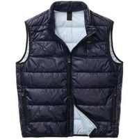 blauer abrigo de plumas gilet para nino
