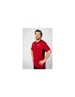 camiseta de padel lok hombre rojo