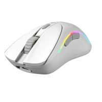 glorious model d 2 wireless raton gaming inalambrico 24ghz  bluetooth 26000 dpi blanco