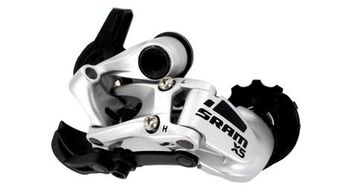 Desviador trasero sram x5 de 9 velocidades   plata