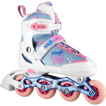 Na18168a Patines En Linea Princess White Talla M. M (35-38) Nils Extreme