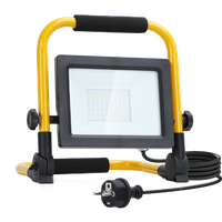 aigostar foco de trabajo led 30w6500k luz blanca 2700lm luz de trabajo con giratorio 360cable de 18m para uso en interiores y exteriorespara obra taller garaje