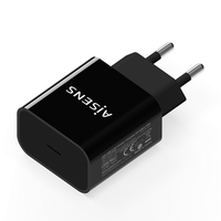 aisens - cargador usb-c pd30 1 puerto 1xusb-c 20w negro
