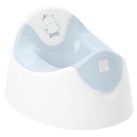 orinal con tapa extraible hippo azul
