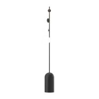 lampara de pie tandem negro 4 luces